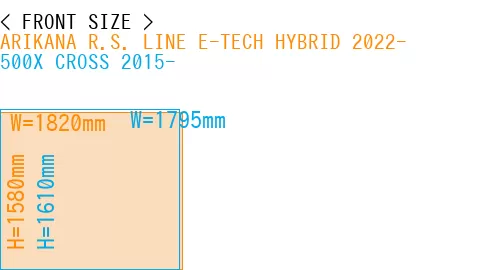#ARIKANA R.S. LINE E-TECH HYBRID 2022- + 500X CROSS 2015-